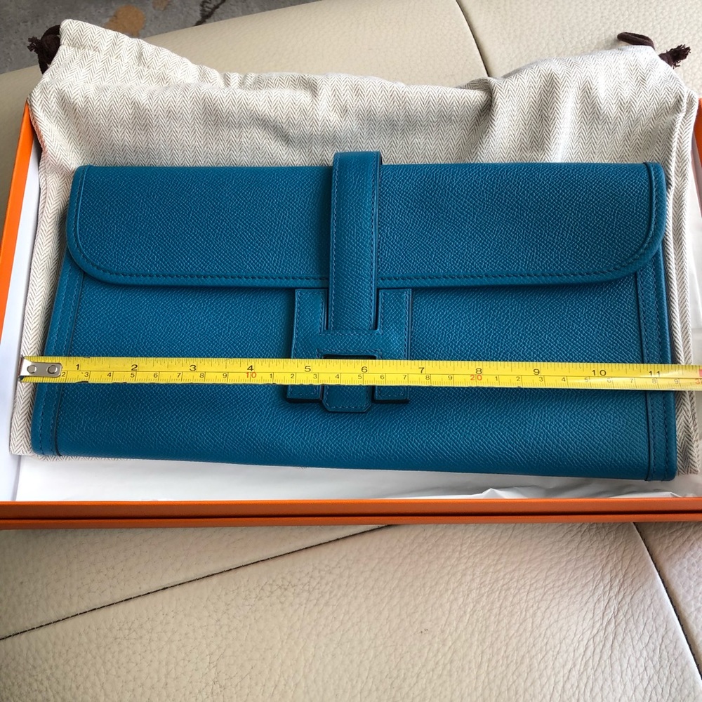 Hermès elan 29 jige blue Izmir - Picture 4 of 8